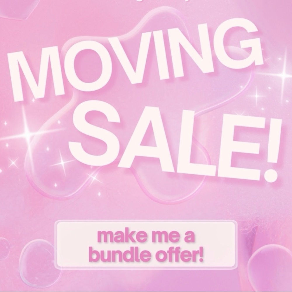 Moving Sale Announcement